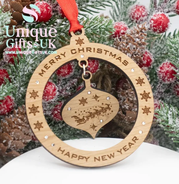 Merry Christmas Tree Decoration - Image 2