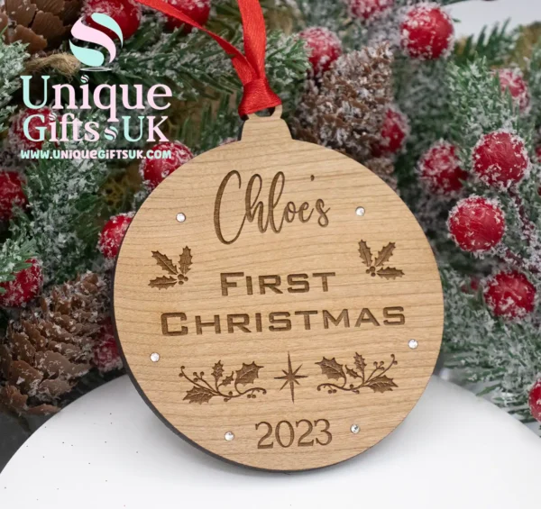 First Christmas Hanging Bauble