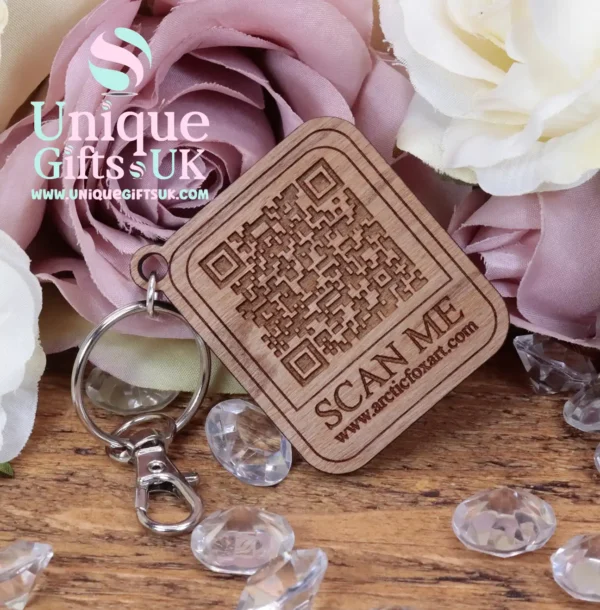 Custom QR Code Keyring