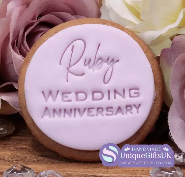 Ruby Anniversary Icing Embosser