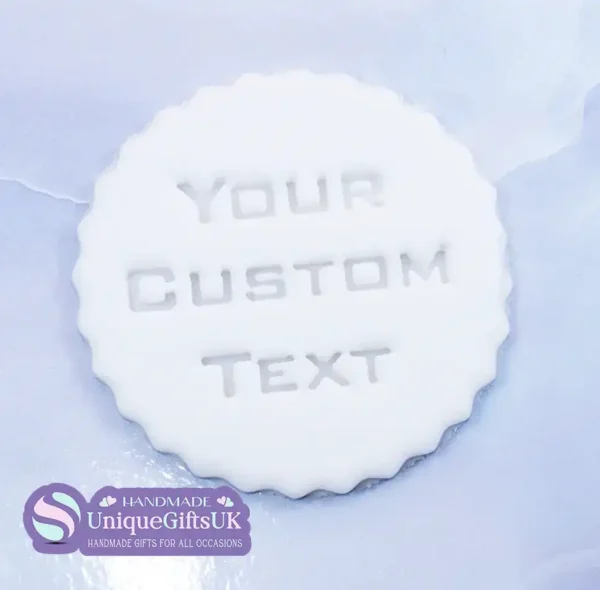 Custom Text Icing Embosser